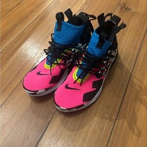 Nike x Acronym Air Presto Mid "Racer Pink" sneakers (Size 9)